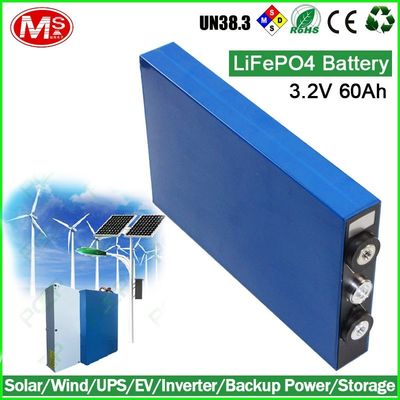 Trung Quốc Pin Lithium Prismatic Lithium siêu mỏng LiFePO4 3.2V 60Ah dành cho UPS / EV / Inverter nhà cung cấp