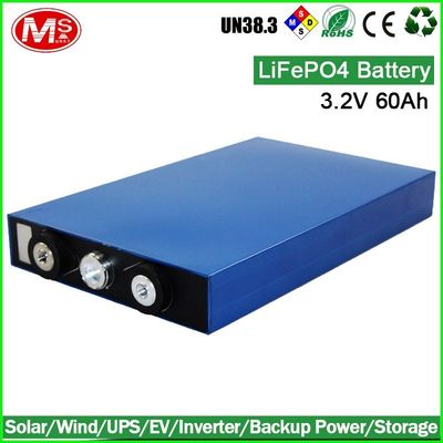 Trung Quốc LFP Lifepo4 Prismatic Pin / Prismatic Lifepo4 Ev Pin 3.2V 60Ah nhà máy sản xuất